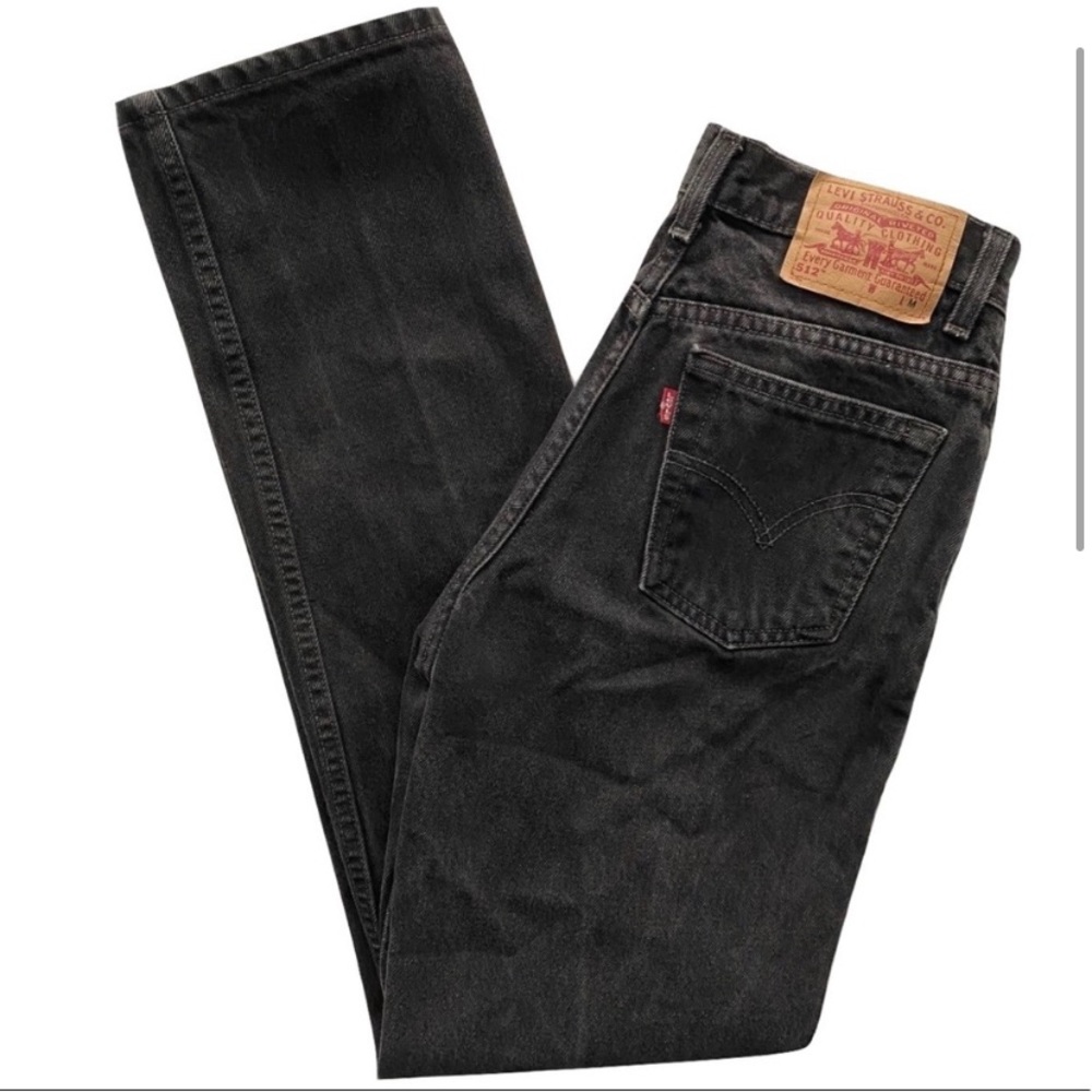 LEVI’S RARE vintage black 512 slim fit jeans